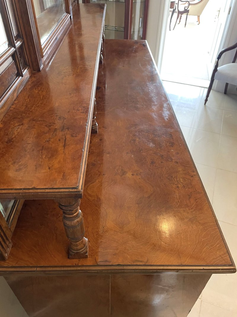 Outstanding Quality Antique Victorian Pollard Oak Mirror Back Sideboard by James Schoolbred - Image 14